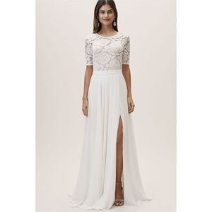 NEW BHLDN Chateau Skirt Ivory size L